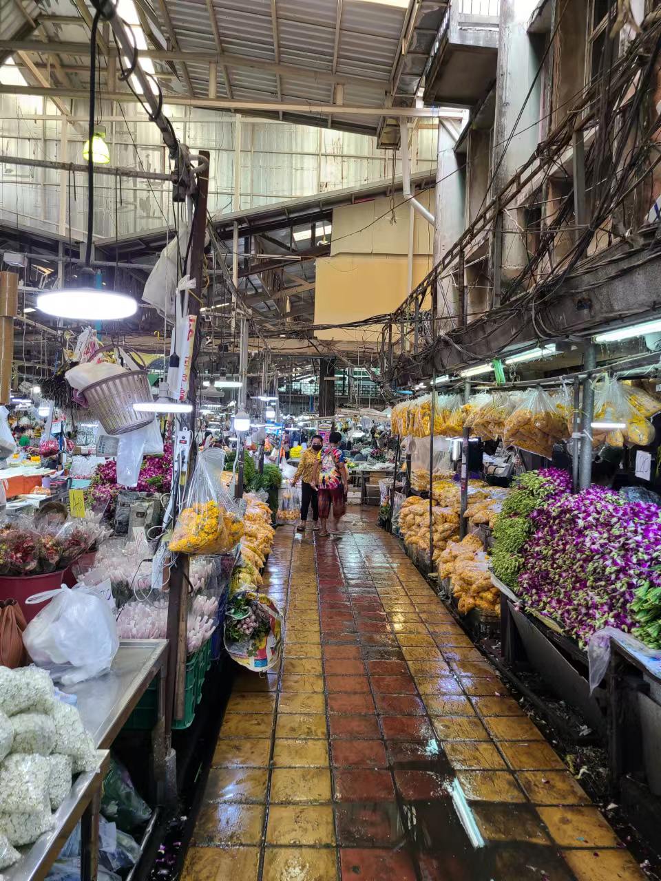 Cool flower market in Bangkok Thailand